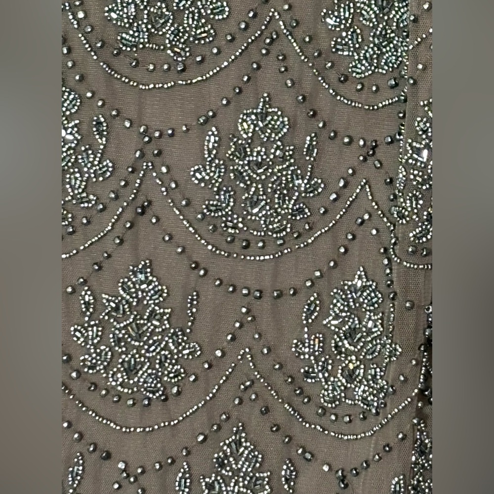 NWT Pisarro Nights Beaded Embellished Short Sleeve Midi Dress 18W,22W - Picture 8 of 12